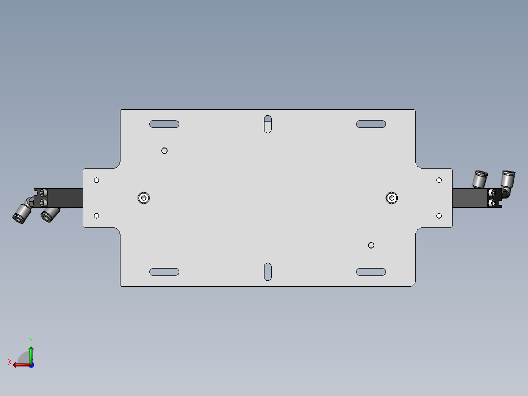埋钉治具后视图