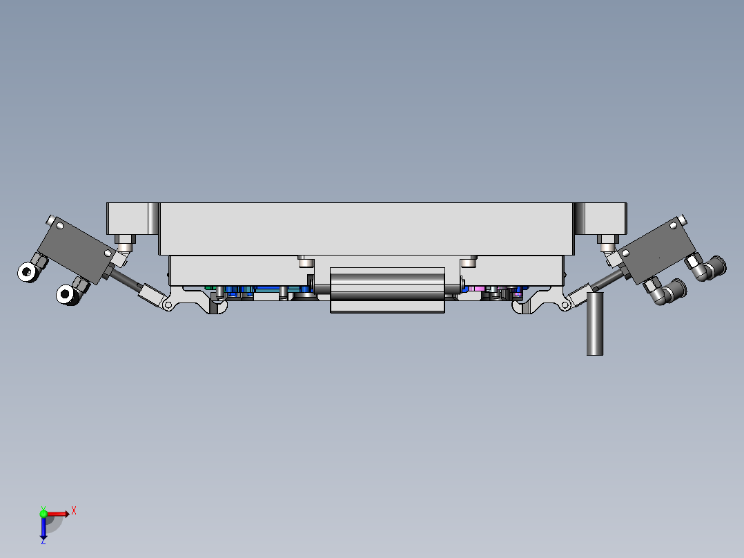 埋钉治具俯视图