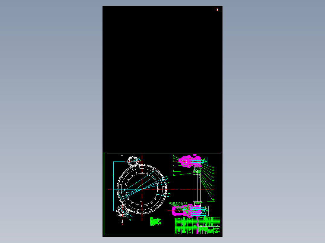 履带式液压挖掘机回转装置设计-