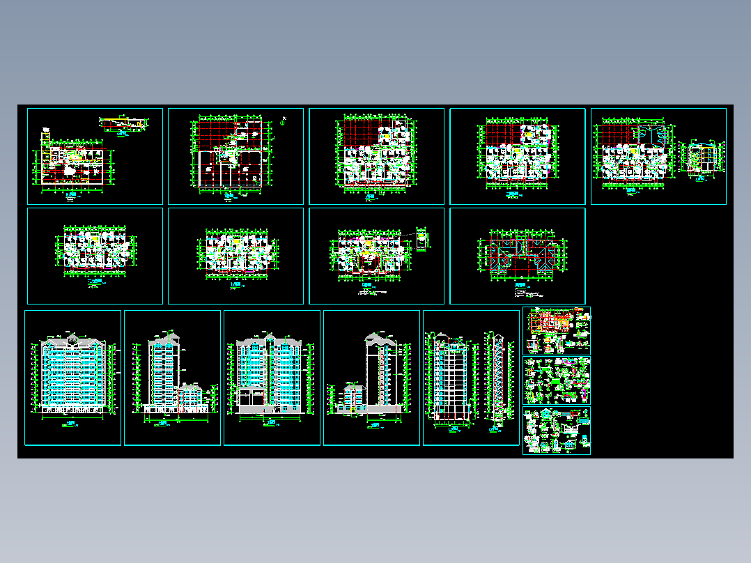 小高层商住楼施工图