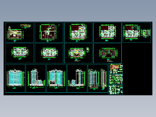 小高层商住楼施工图