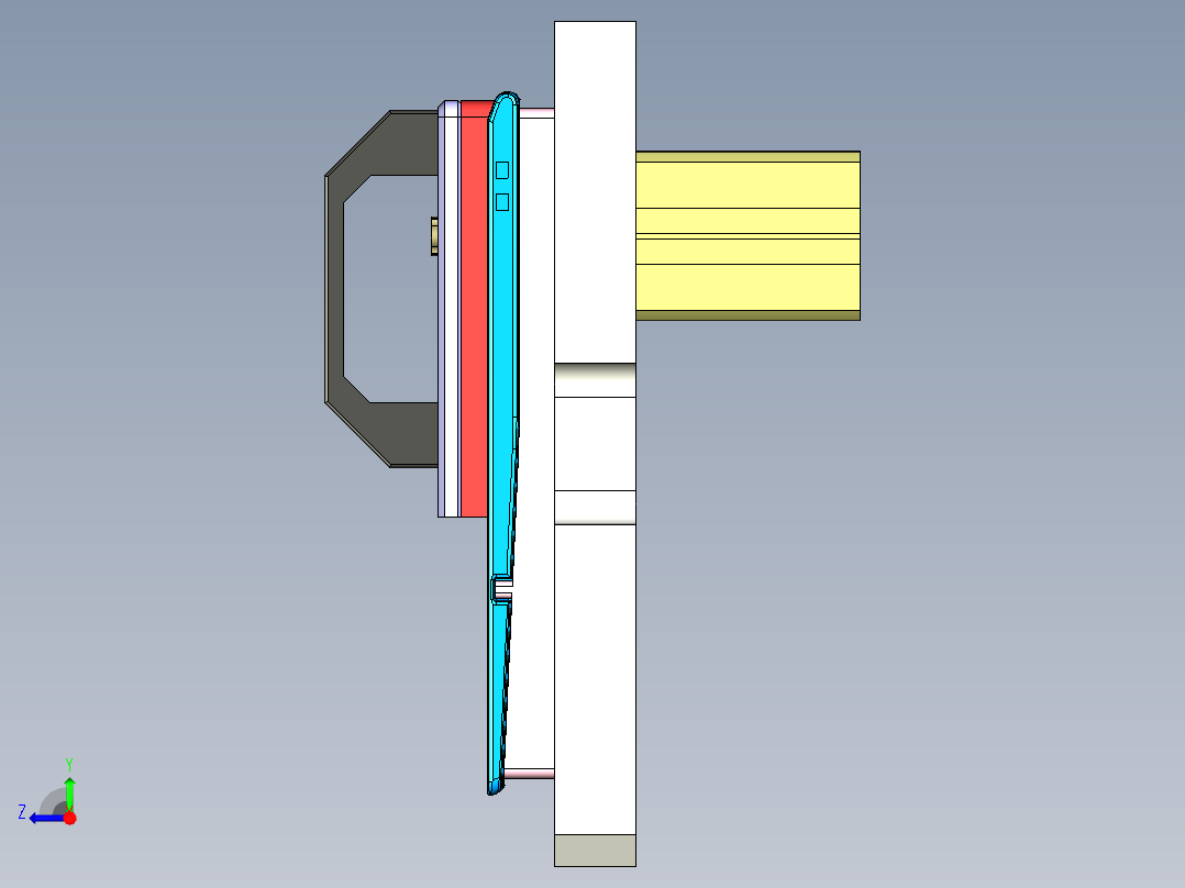 CS19-C-CNC5笔记本CNC工装夹具三维模型-181009右视图