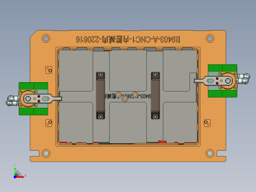 B9403-A-CNC1-笔记本CNC工装夹具三维模型内腔减肉-220816前视缩略图