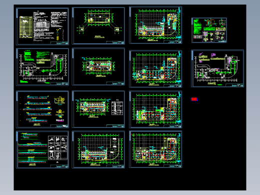综合楼暖通施工图纸