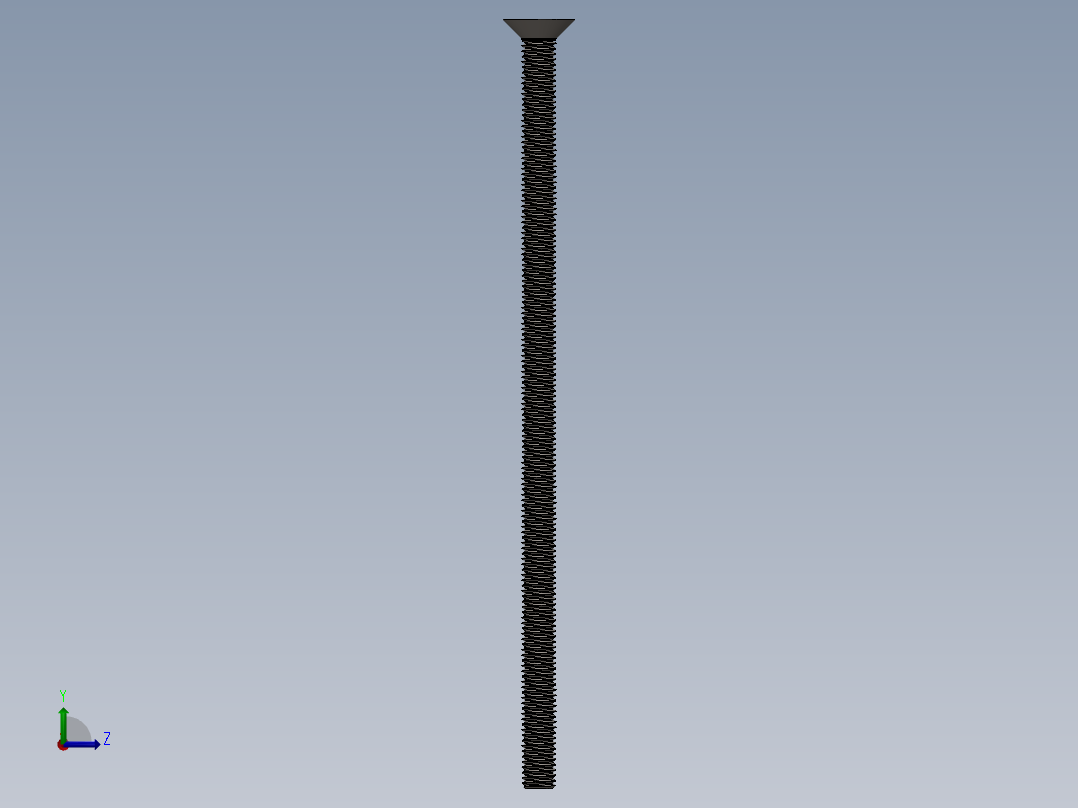 Screw_ISO_10642_M8x180_A2.SLDPRT左视图