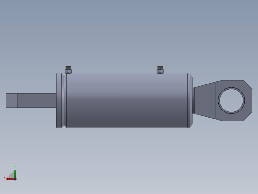 高压液压缸（带前后眼）160x90x246 mm后视缩略图