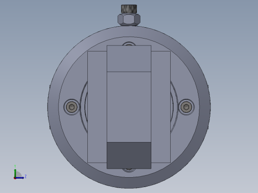 高压液压缸（带前后眼）160x90x246 mm左视缩略图