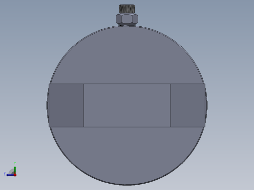 高压液压缸（带前后眼）160x90x246 mm右视缩略图
