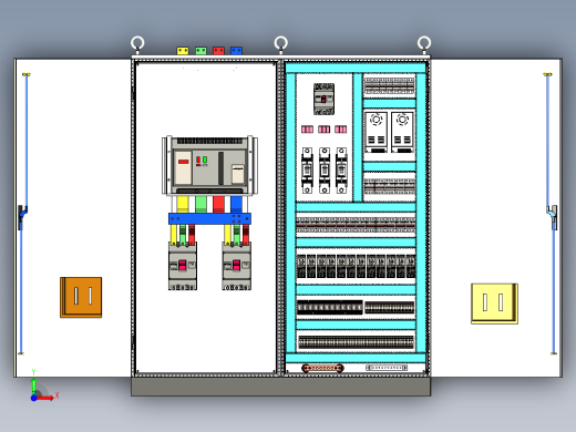 万能式断路器风机消防控制柜前视缩略图