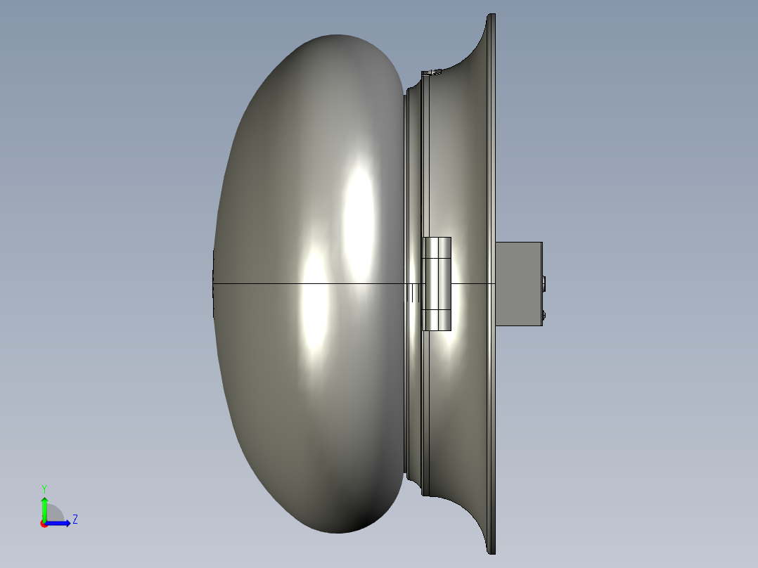 LP127 型吸顶灯..zip左视图