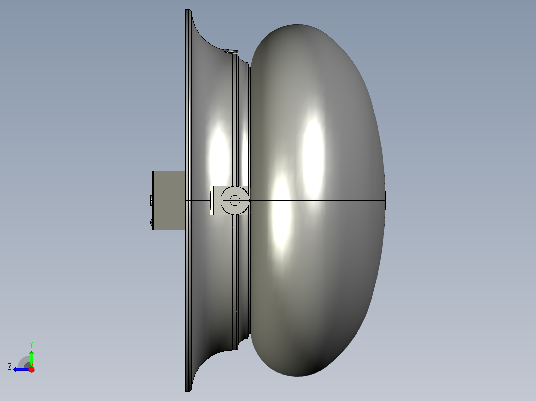 LP127 型吸顶灯..zip右视图