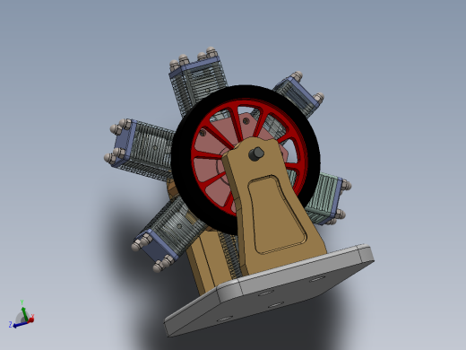 六缸星形发动机