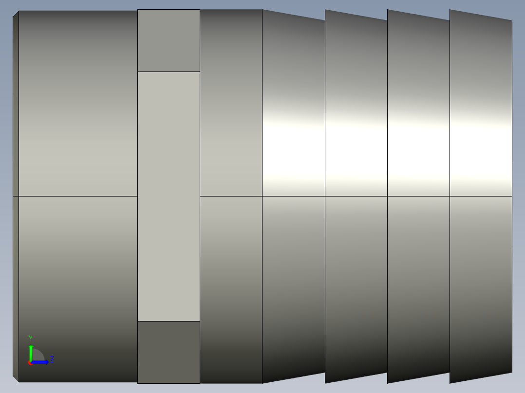 ABB连接器M000064 VACUUM HOSE CONNECTOR左视图