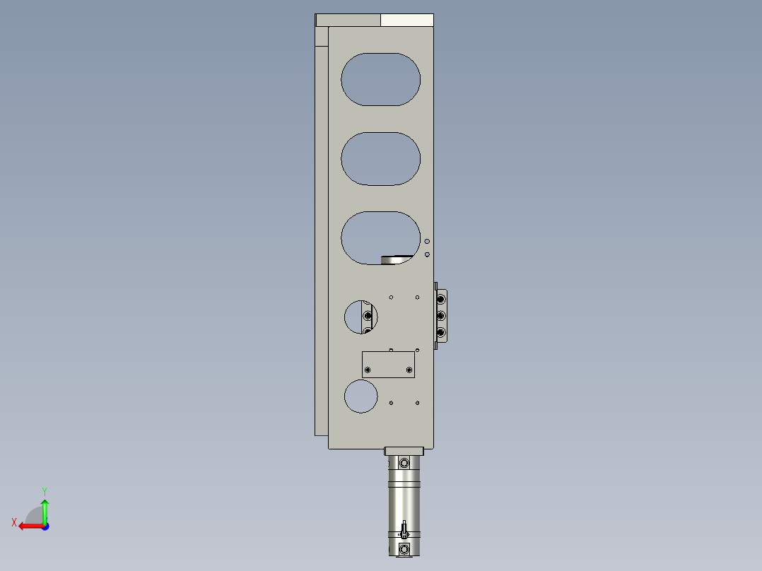 SYSB-NX1832-03绕卷簧电机组件后视图