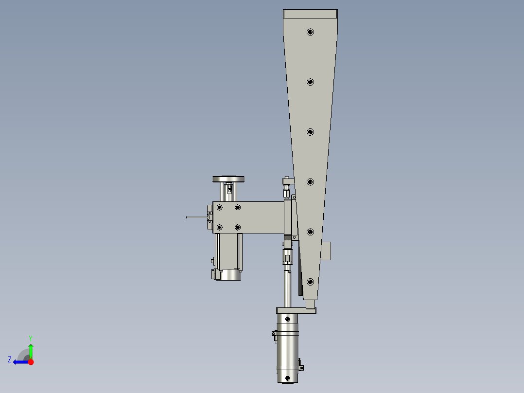 SYSB-NX1832-03绕卷簧电机组件右视图