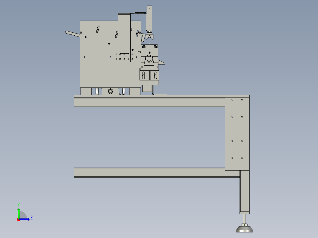 分料装配左视图
