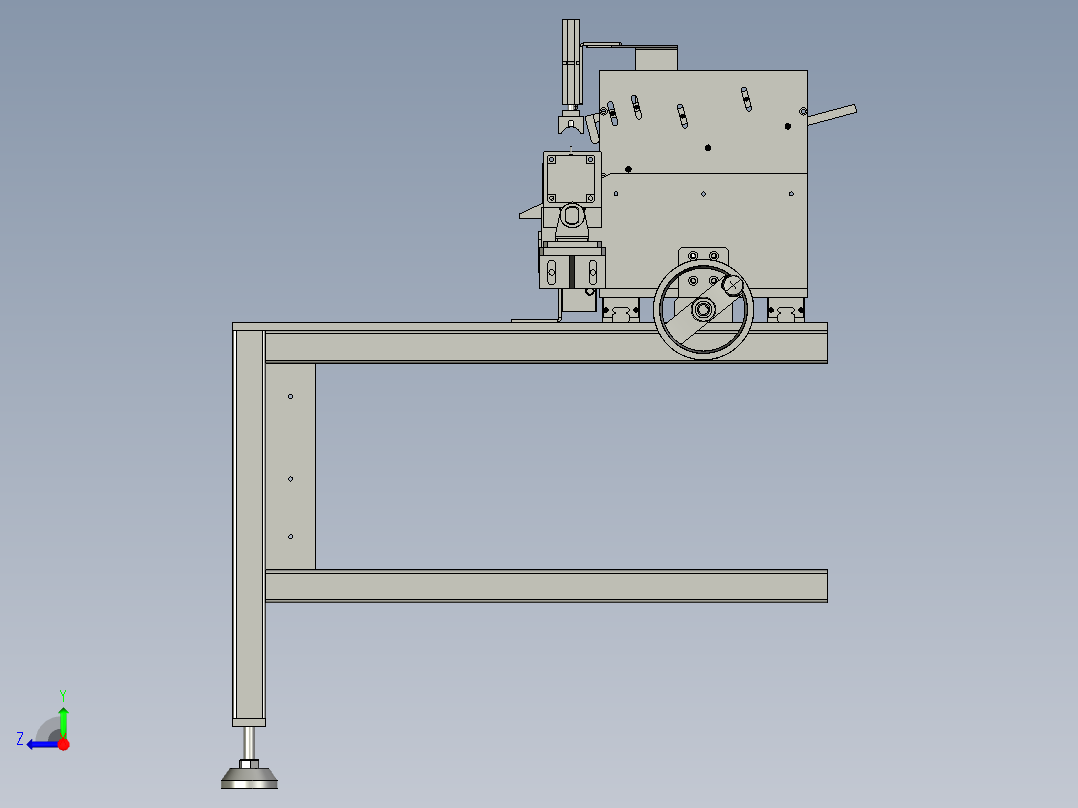 分料装配右视图
