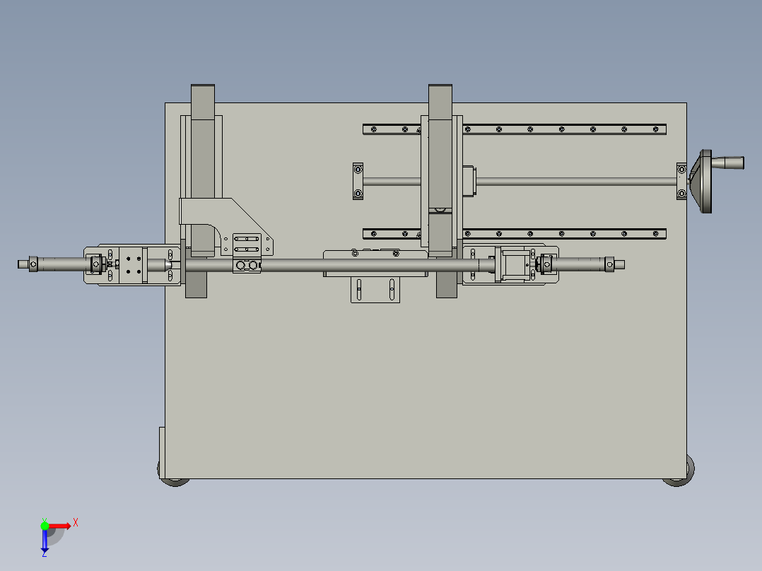 分料装配俯视图