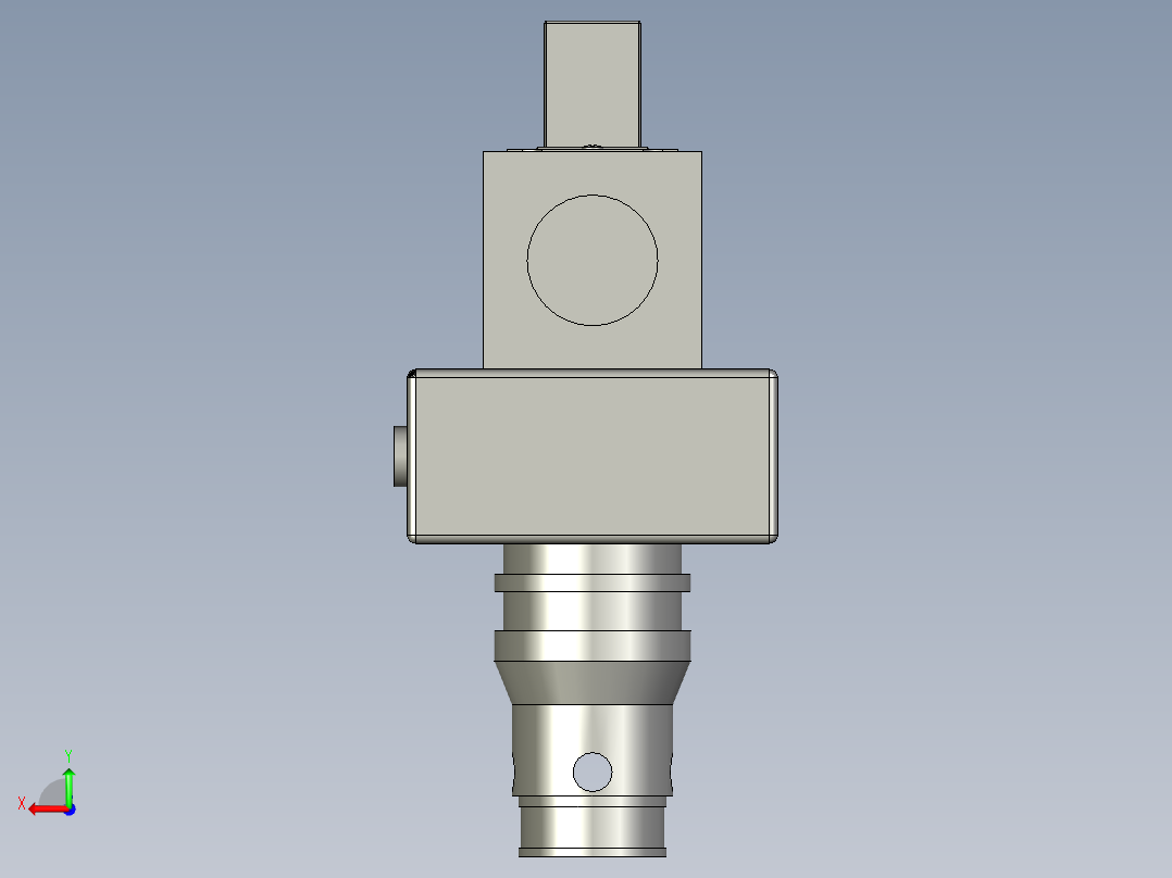 比例插装式节流阀(BCL90)BCY-25比例插装式溢流阀后视图