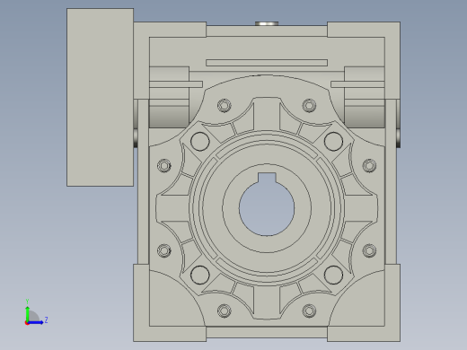 NMRV050-40B3-63B5_减速机_050左视缩略图