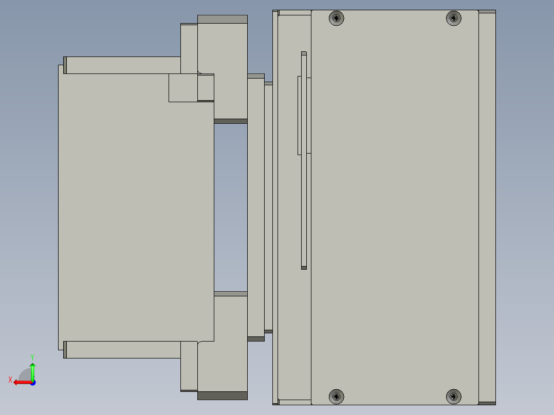 震动机总成后视图