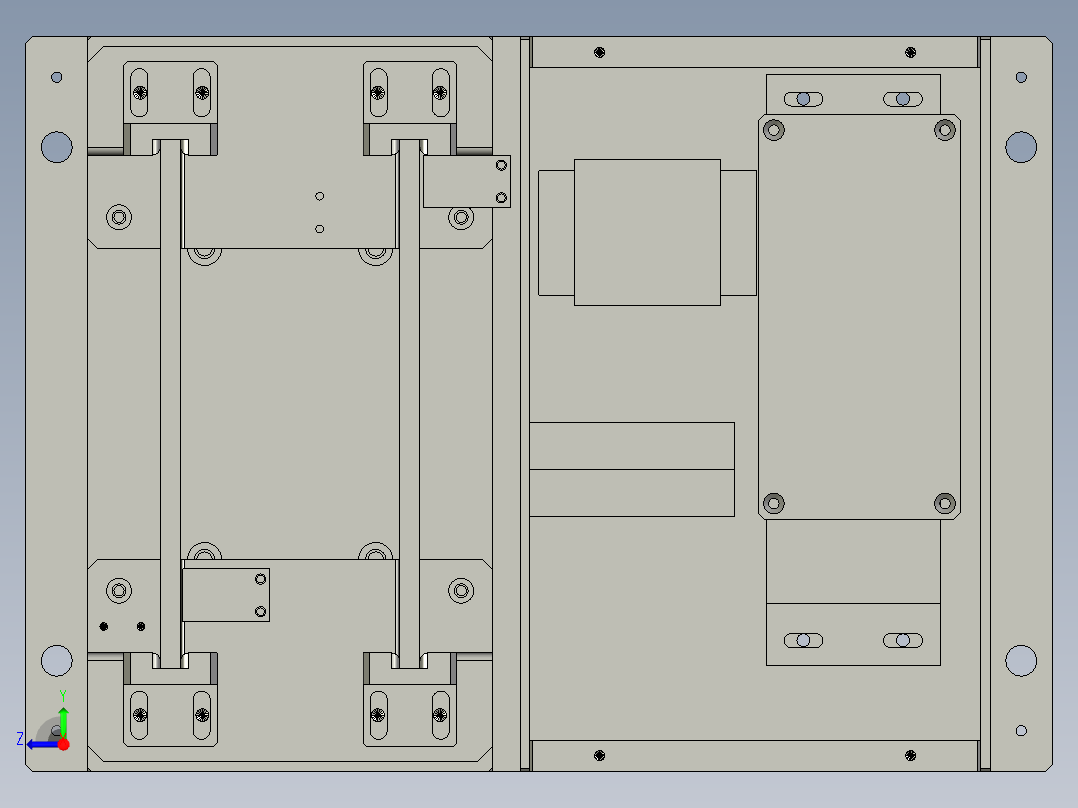 震动机总成右视图