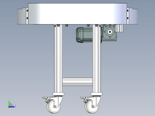 钣金输送机左视缩略图