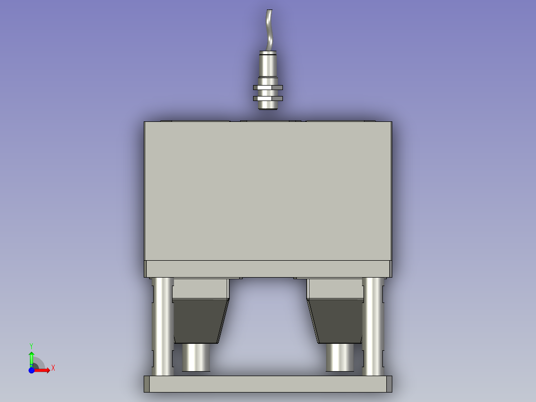 YSZ150B-05-01负极归正组件前视图