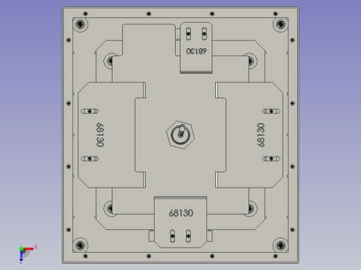 YSZ150B-05-01负极归正组件俯视缩略图