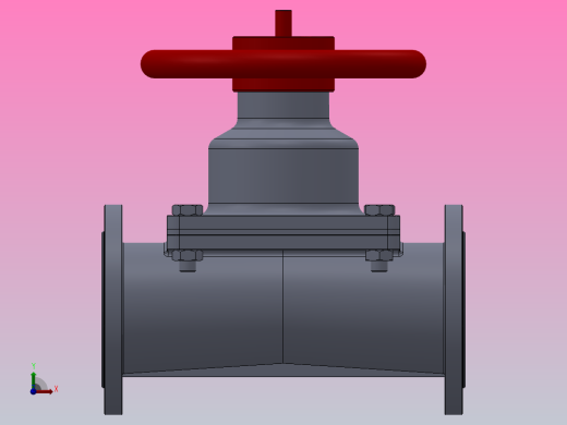 隔膜阀[隔膜阀]通径125mm前视缩略图