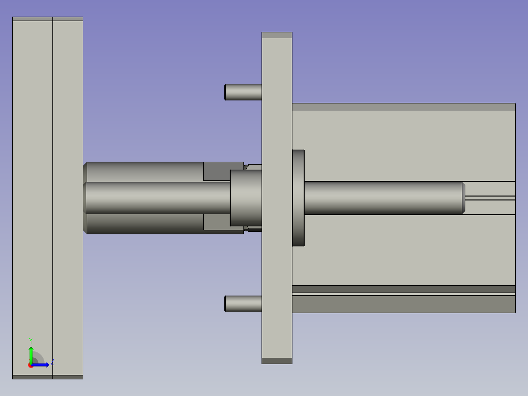 主压机构部份装配1116左视图