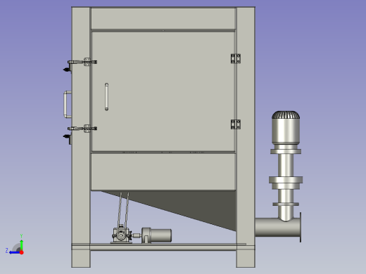 湿式自动喷砂机右视缩略图