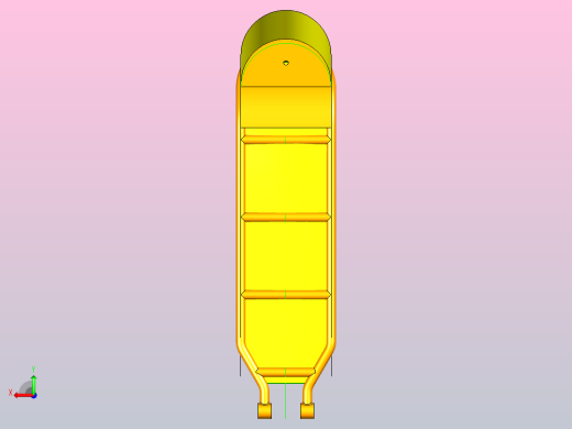 滑板车设计建模后视缩略图