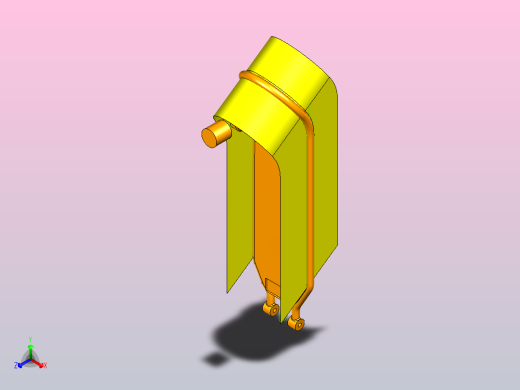 滑板车设计建模正等轴测缩略图