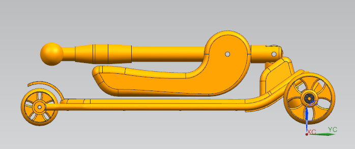滑板车设计建模