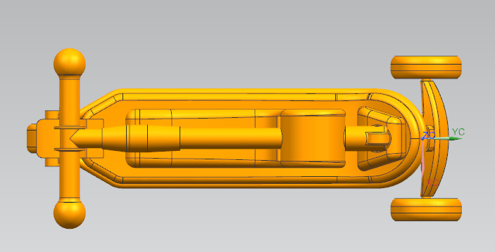 滑板车设计建模