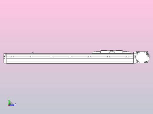 机器人皮带驱动直线轴TPA-GCB-120-P70-L400-DR-M20-N3左视缩略图