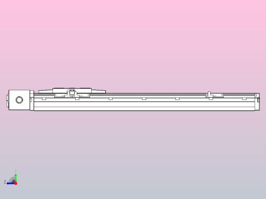 机器人皮带驱动直线轴TPA-GCB-120-P70-L400-DR-M20-N3右视缩略图