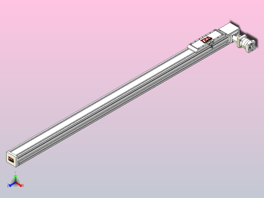 伺服电机集成皮带传动直线执行器TPA-OCB-120-224-L2050-DL-J90-N3