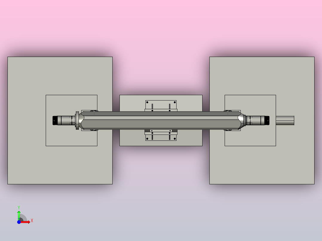 轴管自动分中前视图