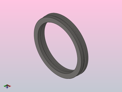 单向推力圆锥滚子轴承_91192正等轴测缩略图