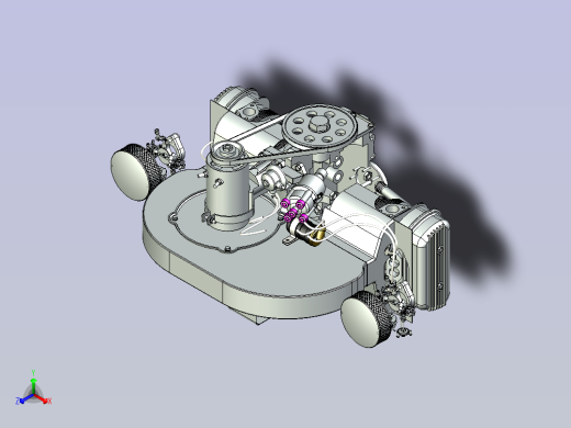 经典大众发动机3D图纸三维模型