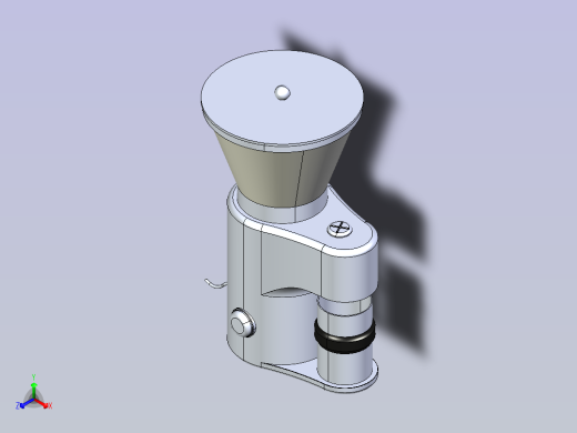 咖啡研磨机正等轴测缩略图