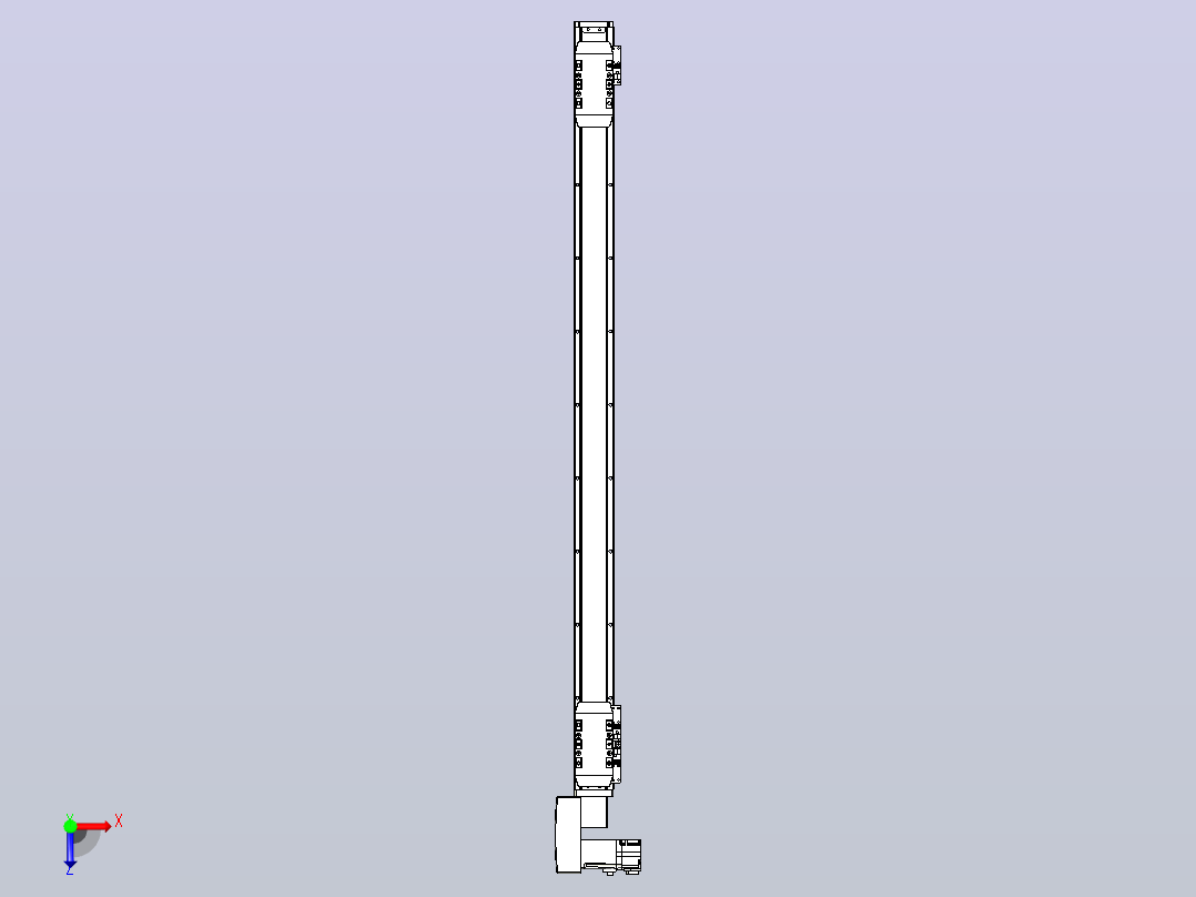 皮带直线轴双滑块型TPA-GCBS-50-P42-L375-QL-M10-N3俯视图