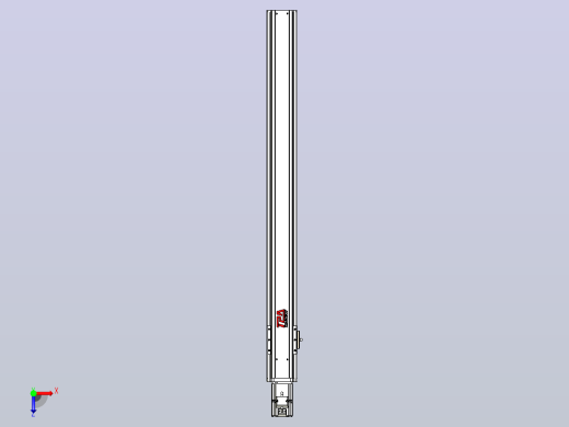 日规模组半封闭丝杆TPA-HNR-85S-1610C-L850-M-C-P20-N3俯视缩略图