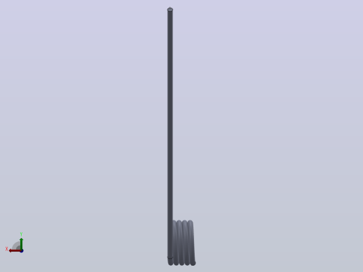 135度圆柱形扭转弹簧SCT135L-4-4-0.6后视缩略图