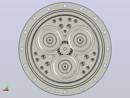 RV减速器常规产品外形图ZD-220BX-  -RVE-B-B-22X38Key6L130-3001后视缩略图