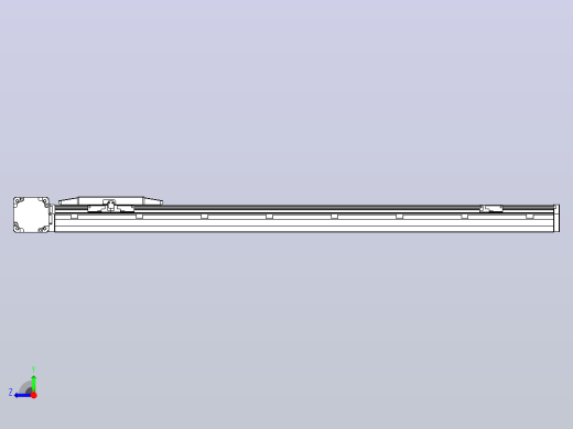 机器人皮带驱动直线轴TPA-GCB-150-P80-L850-DL-M75-N3右视缩略图