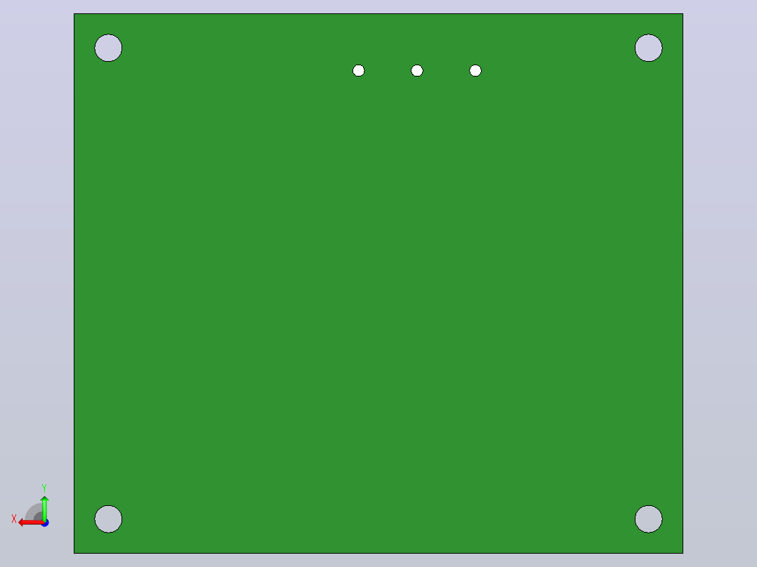 DC-DC 7015 60伏方形PCB后视图