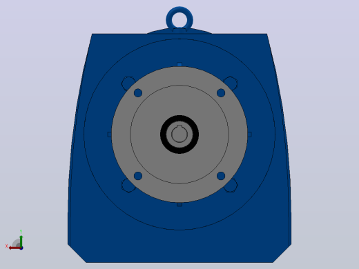 RF107ZP斜齿轮减速机RF107-8.07-M1-P112-Φ350后视缩略图